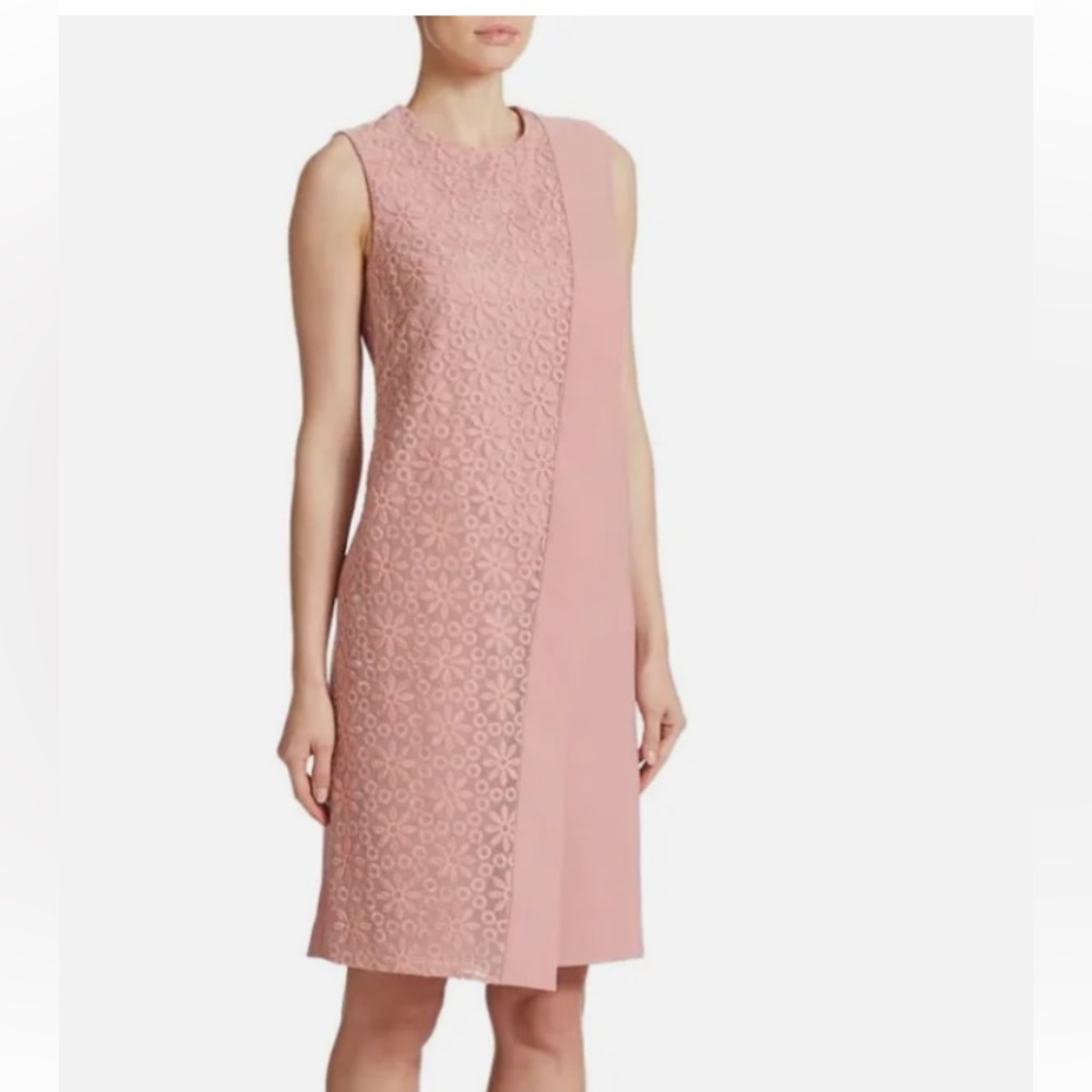 Anne Klein Embroidered Overlay
Shift Dress Women’s 16
Petal Pink - Picture 14 of 14